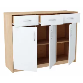    Matkam komoda MATKAM3D3SB/S 109,3 x 35 x 85cm sonoma hrast mat