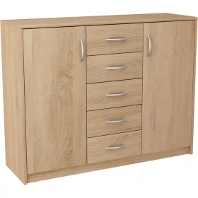   Matkam komoda MATKAM2D5SSONOMA 109,3 x 35 x 85cm sonoma hrast mat