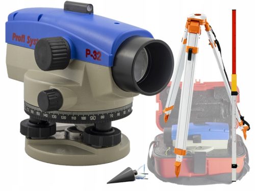 Profesionalni Niwelator optyczny PROFISYSTEM P32 Komplet set!