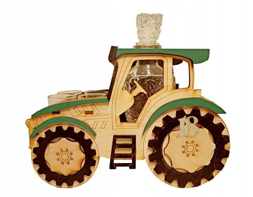  Čaše Bar stalak Traktor poklon 18. rođendan