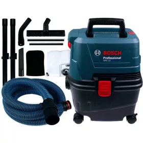   Industrijski usisavač Bosch GAS 1100 W s polumatskim sustavom čišćenja filtra za suhu i mokru primjenu