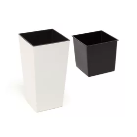    Lamela saksija 19 cm x 19 x 36 cm promjer 19 cm plastična krema