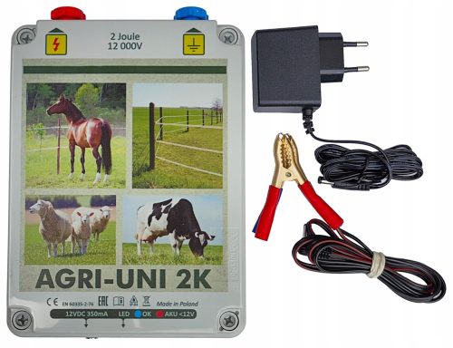 Elektrozaštitnik za stoku AGRI UNI2K – 2,0J/1,3J