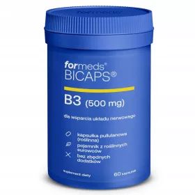   BICAPS B3 Niacin - Dodatak prehrani za podršku nervnom sustavu, 60 kapsula