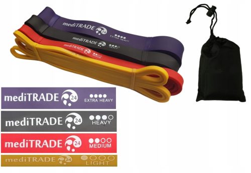 mediTRADE24 traka za vježbanje 3-39 kg 4 kom.