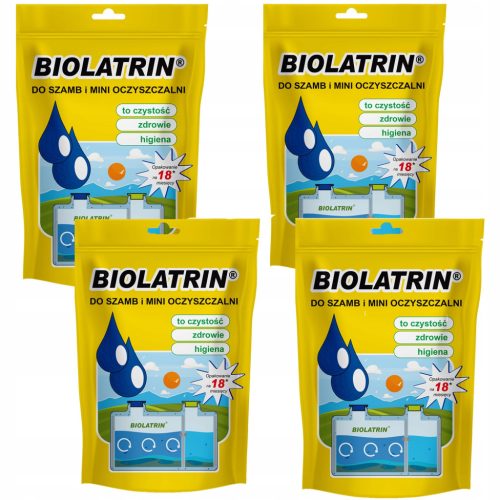 BIOLATRIN Septička Jama Bakterije 4 komada 395g