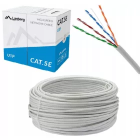  LAN UTP CAT 5E LAN KABEL 100m PARICA Lanberg
