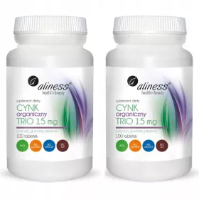  Cink u Tri Organske Forme 15 mg – Dvostruko Pakiranje, 100 Tableta