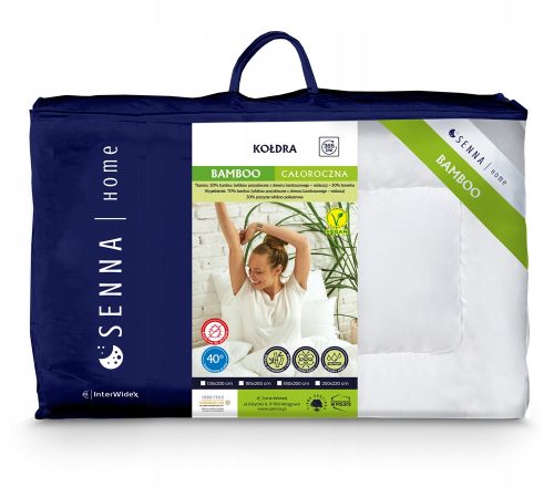 Bamboo Comfort Luxury White Duvet 135x200 cm