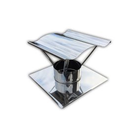   Kapa za dimnjak s Pekabet Napoleon pločom, čelik otporan na kiseline, 20 x 31 cm