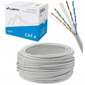    UTP CAT 6 CAT 50 m MREŽNI KABEL PARICA LAN internet kabel Lanberg