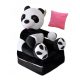 SMYK Dječja Fotelja Panda, crna