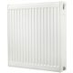 Čelični panelni radijator Diamond 1250 W bijeli 600 x 600 x 108 mm - bočni priključak