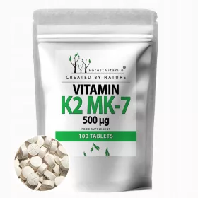   Forest Vitamin® Tablete Vitamina K2 MK-7 500µg – Pakiranje za dugotrajnu upotrebu