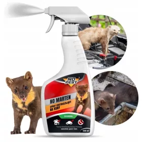   No Pest® NO MARTEN 500 ml – sprej protiv kuna i lasica, repelent za zaštitu garaže, automobila i tavana