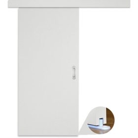 Drvena klizna vrata bijele boje s kompletnim setom