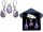 SET SWAROVSKI SREBRNI NAKIT MIGDAŁ 16mm SREBRO 925