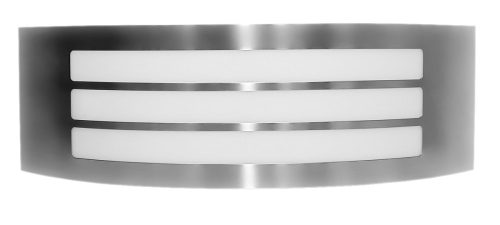 ZIDNA SVJETILJKA ZA VANJSKU UPOTREBU U INOX I SREBRNOJ BOJI E27 14 W