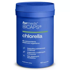   BI-CAPS CHLORELLA - Prirodni dodatak prehrani za vegane i vegetarijance, 60 kapsula