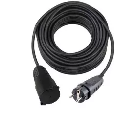 SCE jednostruki produžni kabel 15 m, 1 kom utičnica, crna