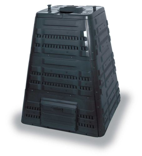 Komposter za vrt - 1-komposter Ekobat 720 l, crni
