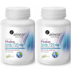   Aliness Maślan Sodu 720 mg u Mikrokapsulama - Dodatak Prehrani