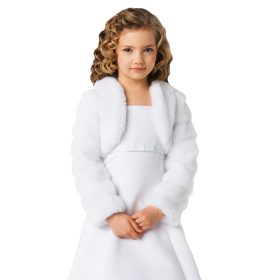  Bolero za prvu pričest, umjetno krzno, vel.152