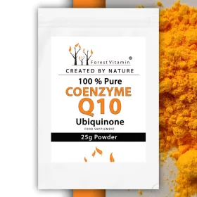   Koenzim Q10 - Visoko biodostupni prašak za podršku energetskoj učinkovitosti, 25g