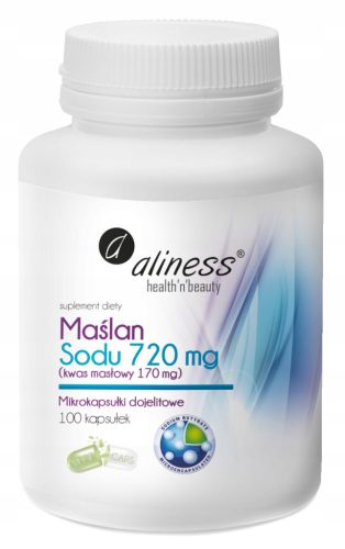 Maślan Sodu 720 mg - 100 kapsula za zdravlje crijeva