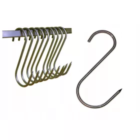   Kuke za dimljenje - Kuka jednostruka za dimljenje mesa ZUT TOGO 5 mm 14 cm