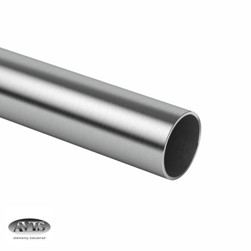 Cijev Ø42,4 x 2,0 x 2000 mm, nehrđajući čelik AISI 304, polirani