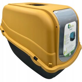   Sobna posuda za mačke EKOLOŠKA KUWETA ZA MAČKE MP ROMEO s filtrom 57X39X41 ŽUTO-MED