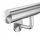 Inox ograda dužine 125 cm sa punom cijevi debljine 2,0 mm, nehrđajući čelik