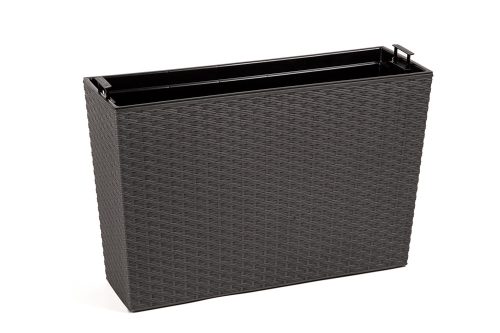  Pravokutna posuda za cvijeće Lamela LA629-50 siva 56x19x36,5 cm