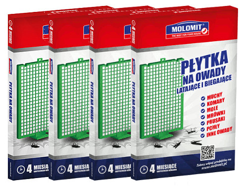 Sredstvo protiv insekata - Zamka protiv krpelja, komaraca, moljaca, mrava, muha, osa, paukova, buha, stjenica Molomit 11,4 ml
