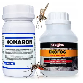    Tekućina protiv žohara, krpelja, komaraca, mrava, pauka Strong 0,3 kg + Tekućina protiv žohara, krpelja, komaraca, mrava, muha, pauka, buha, stjenica, srebrnih ribica Strong 0,35 kg 250 ml