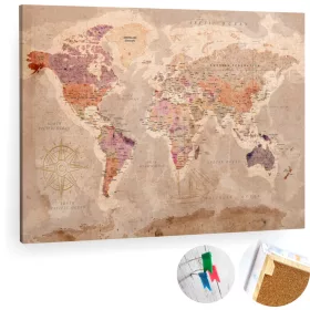 Plutana kork karta Europe 150x100cm