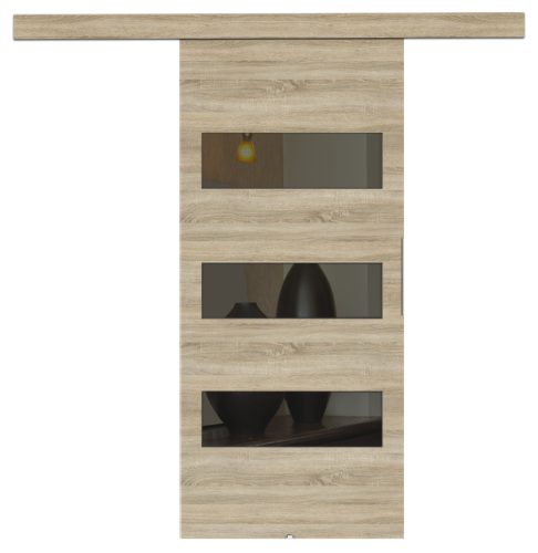 Vrata za klizanje EKO-2 dąb sonoma 96cm x 205cm