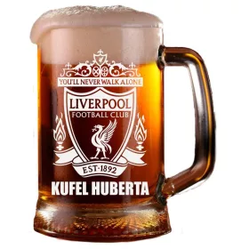 Pivska čaša navijača Liverpoola s gravurom IMENA