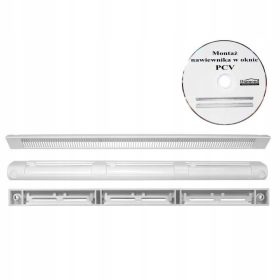   VENTEC VT 101 Automatski prozorski ventilacijski otvor, BIJELI