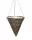 Dixiestore teglica za cvijeće 30 cm x 30 x 33 cm promjer 30 cm pletene nijanse smeđe i bež boje