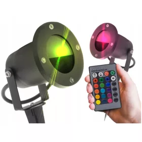    Solarna lampa Decorya crna 31 cm 1 kom + BOJA RGB DINAMIČKA PROMJENJA GU10