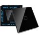 Touch Switch B-LINE Black Glass Single Touch Switch 1G BLINE