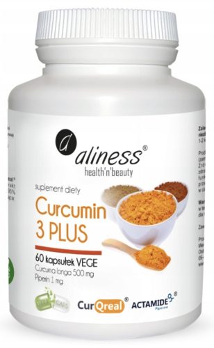 Kurkumin 3 PLUS s Piperinom - Dodatak Prehrani s Kurkumom Bez GMO, 60 Veganskih Kapsula