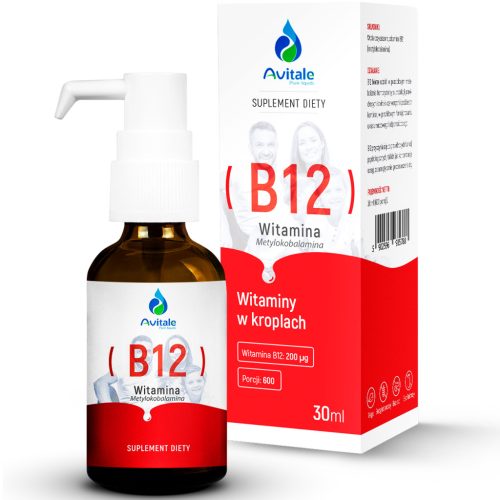Avitale B12 Vitamin u Kapima - Visokoučinkoviti Dodatak Prehrani za Vegane i Vegetarijance
