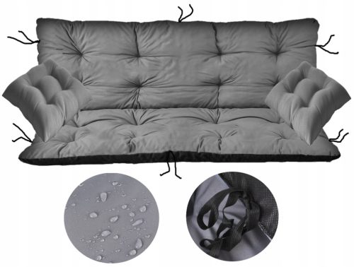  Jastuk za klupu za ljuljanje 120x60x50 + 2 x 38x38