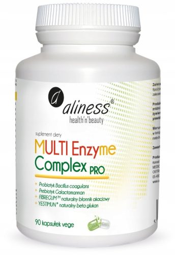 MULTI Enzyme Complex PRO - Kompleks Enzima za Probavu s Prebioticima i Probioticima, 90 VEGE Kapsula