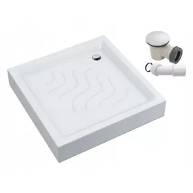 Vena Galero kvadratna tuš kada 90 x 90 cm bijela