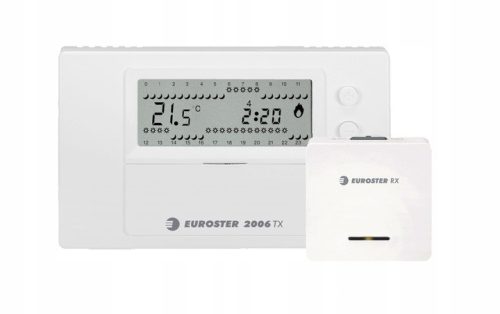 Euroster Bežični Regulator Temperature E2006TXRX, Bijeli