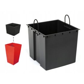  Teglica 28,3 cm, crna plastika